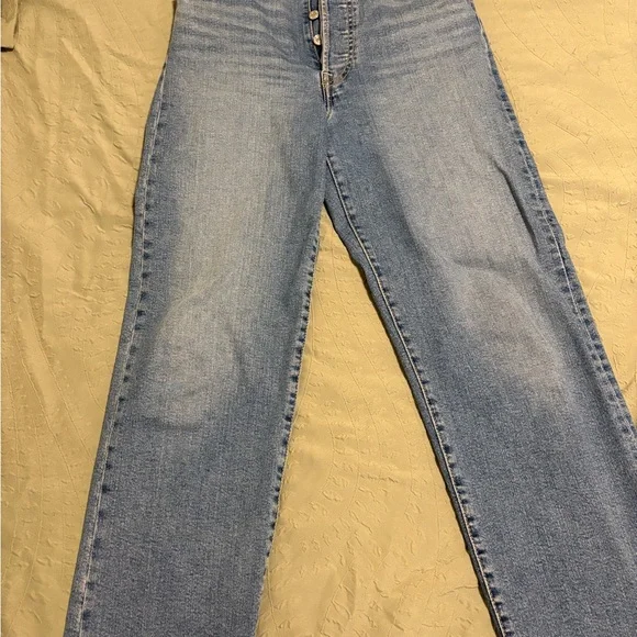 Ribcage Straight Ankle Jeans - Blue - Picture 3 of 3